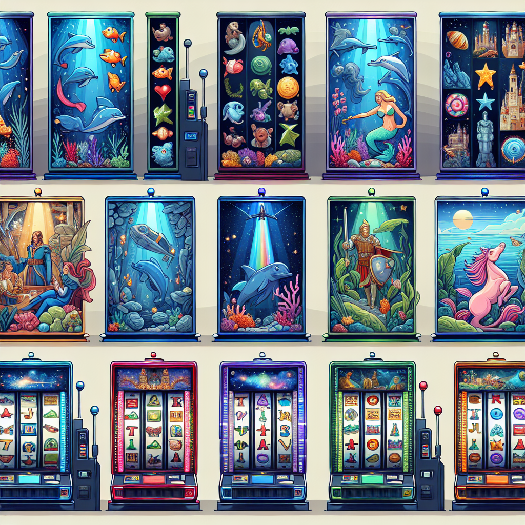 Slot machines: Varieties and themes