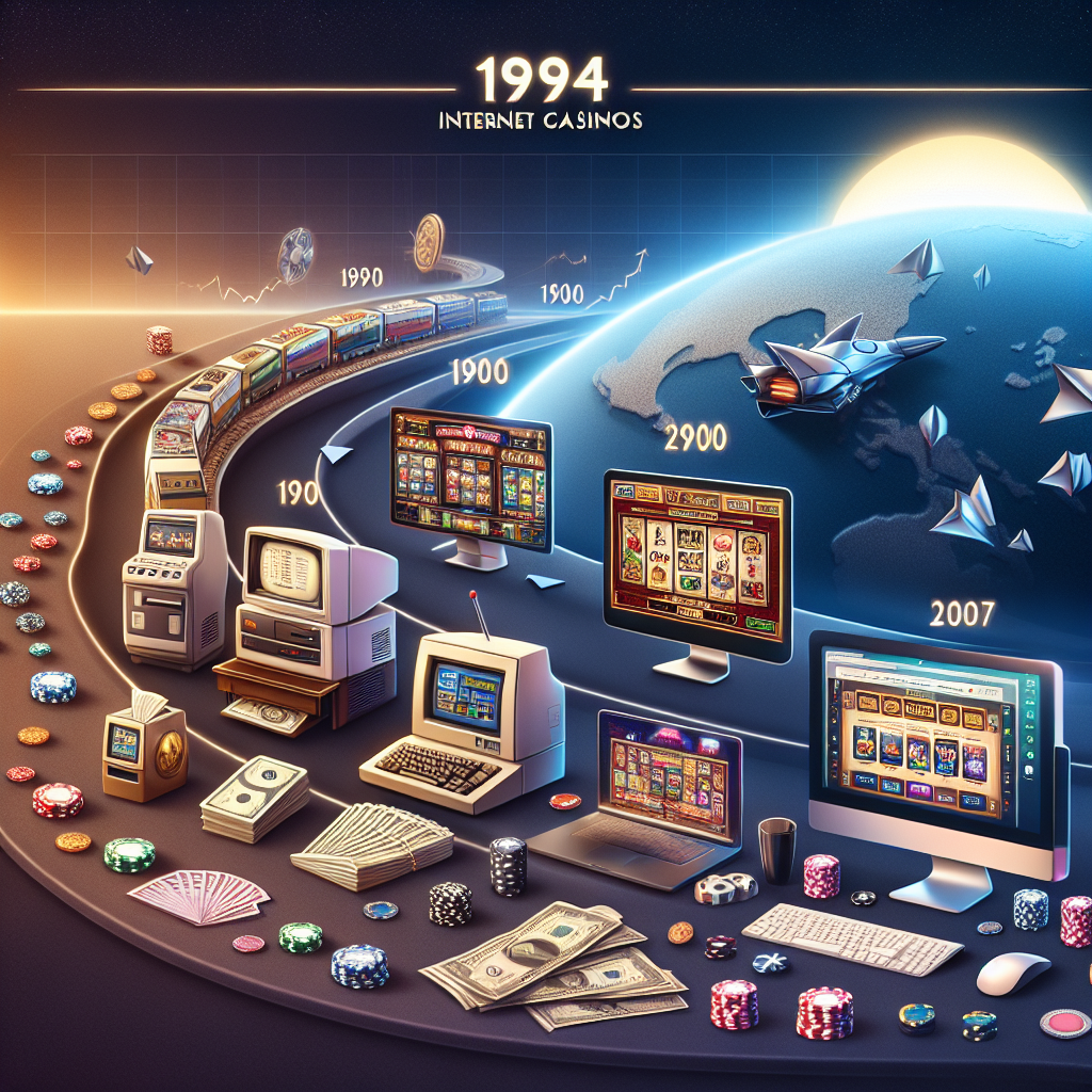 The history and evolution of internet casinos